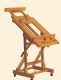 Chevalet g�ant P7 noyer blanc inclinable � l'horizontale